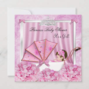 Kleine Prinzessin Baby Shower Baby Mädchen Einladung