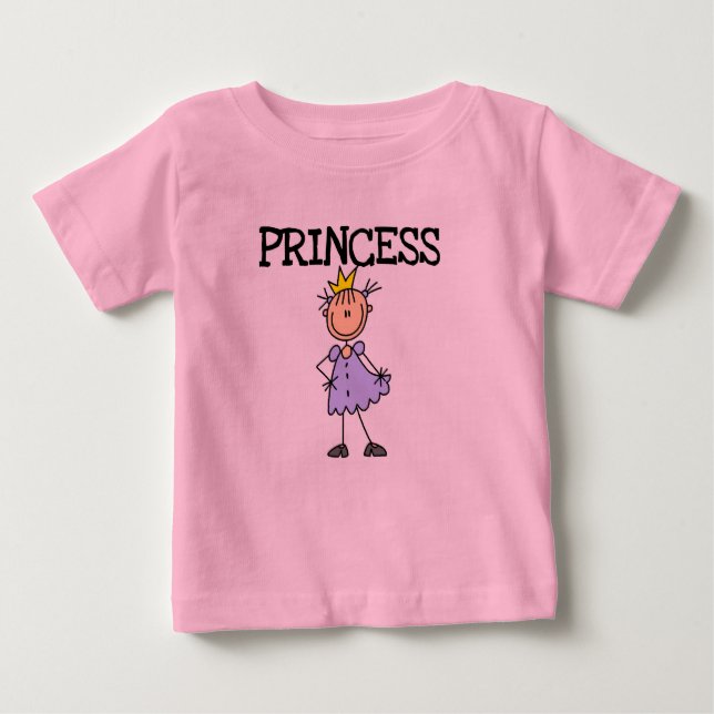 Kleine Prinzessin Baby T-shirt (Vorderseite)