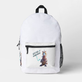 Kleine Prinzessin Bedruckter Rucksack