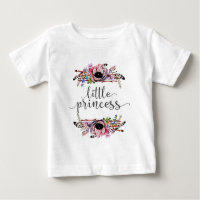 Kleine Prinzessin | Boho Chic Floral Baby Mädchen