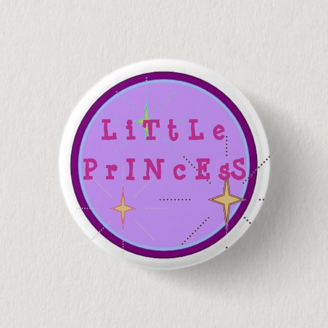 Kleine Prinzessin Button (Vorderseite)