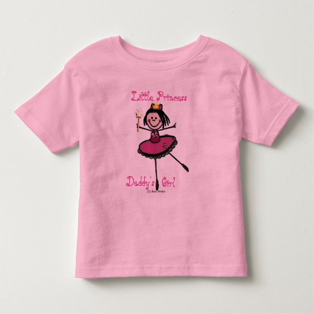 Kleine Prinzessin - Daddy's Girl Kleinkind T-shirt (Vorderseite)