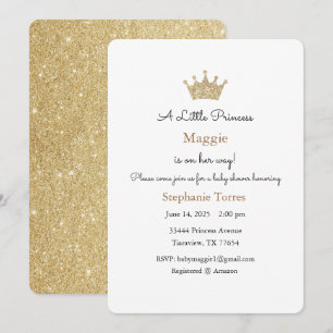 Kleine Prinzessin Einladung, Goldene Einladung