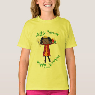 Kleine Prinzessin - glückliches Kwanzaa T-Shirt