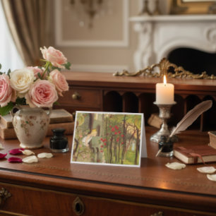 Kleine Prinzessin im Wald