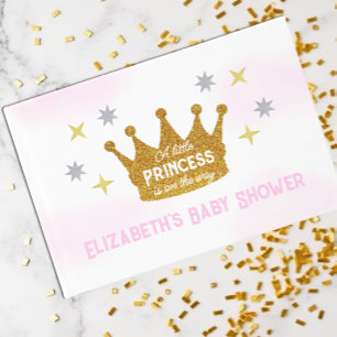 Kleine Prinzessin Mädchen Baby-Party Gästebuch
