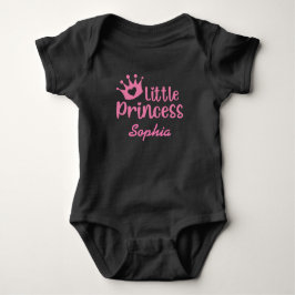 Kleine Prinzessin. Name personalisieren Baby Strampler