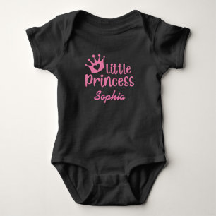 Kleine Prinzessin. Name personalisieren Baby Strampler