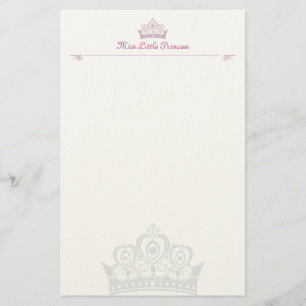 Kleine Prinzessin Personalised Note-paper Briefpapier