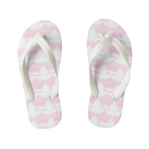 Kleine Prinzessin's rosa Krone - Kid's Flip Flops