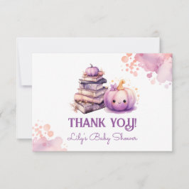 Kleine Puma-Halloween Babydusche danke Karte