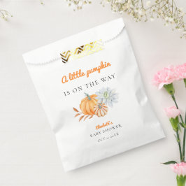 Kleine Pumpkin Baby Dusche einfach Geschenktütchen