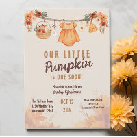 Kleine Pumpkin Farm Fall Baby Dusche