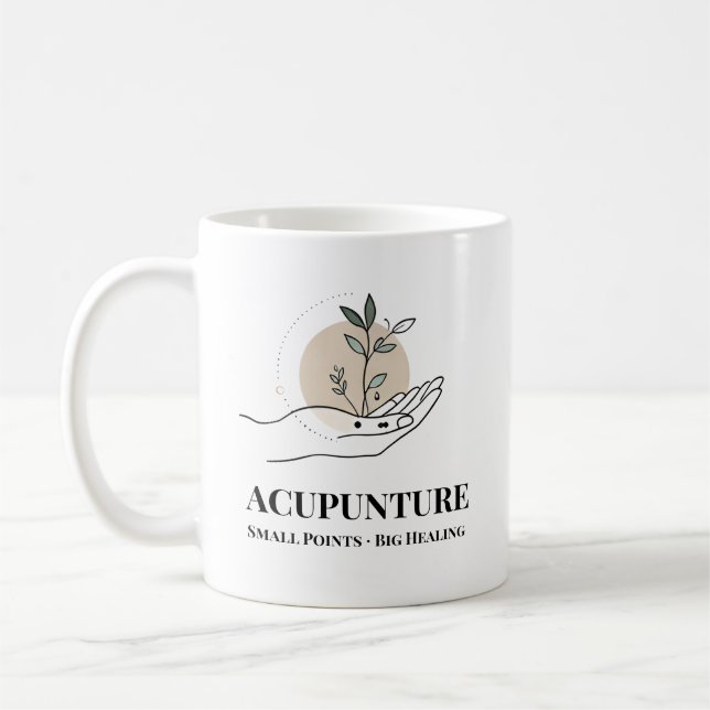 Kleine Punkte Große Heilung Tasse Akupunktur Welln (Links)