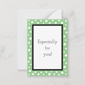 Kleine Punktgeschenke Mitteilungskarten_Spring Gre Mitteilungskarte