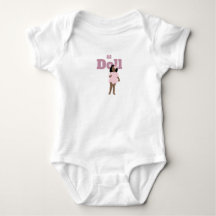 Kleine Puppe T-Shirt Baby Bodysuit
