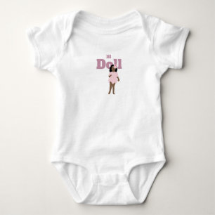 Kleine Puppe T-Shirt Baby Bodysuit Strampler
