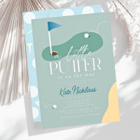 Kleine Putter-Golfplatz Fairway Boy Baby Shower