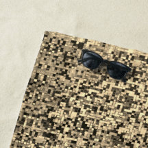 Kleine Quadrate oder Fliesen, beige Khaki-Farbe