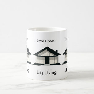Kleine Raum Große Wohnwelt Moderne Tiny-Haus-Tasse Kaffeetasse