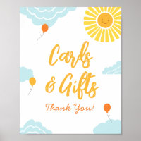 Kleine Ray Sunshine Baby Duschkarten & Geschenke