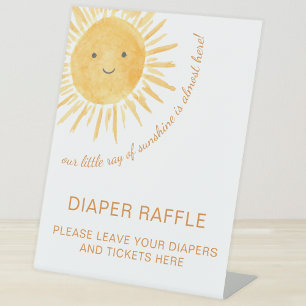 Kleine Ray von Sonnenschein-Windeln Raffle Babydus Sockelschild