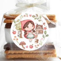 Kleine Red Riding Hood Niedlich Whimsical