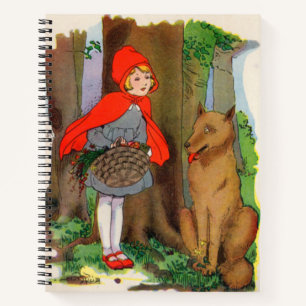 Kleine Red Riding Hood und der Wolf Notizbuch
