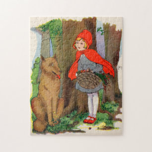Kleine Red Riding Hood und der Wolf Puzzle