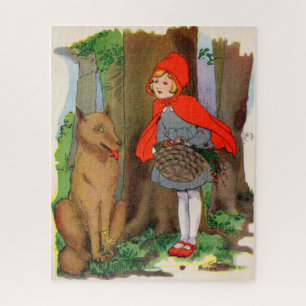 Kleine Red Riding Hood und der Wolf Puzzle