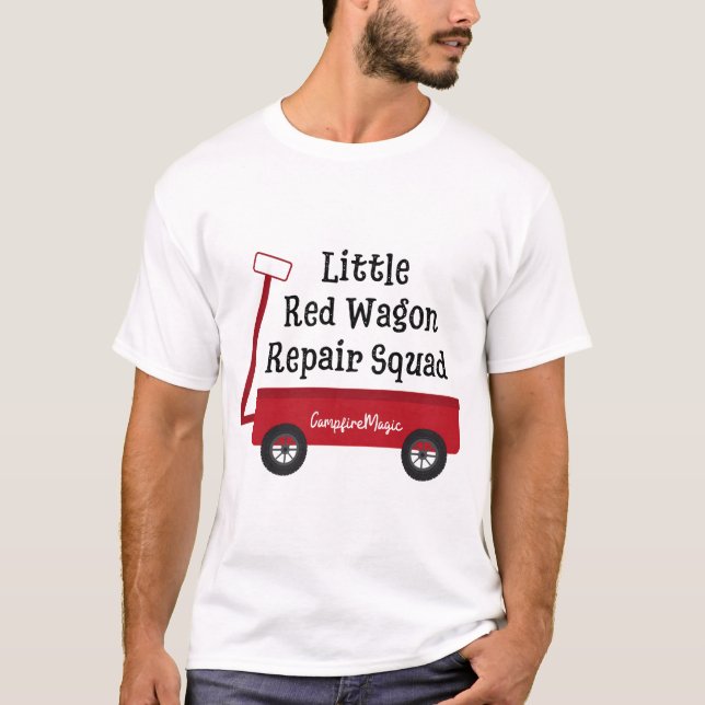 Kleine Red Wagon Reparatur T-Shirt (Vorderseite)
