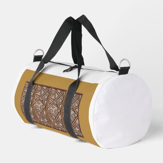 Kleine Reisetasche mit Gold-Design Duffle Bag (Linke Seite)