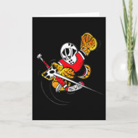 Kleine Rettungen Cartoon Hockey Torwart Aktion Ret