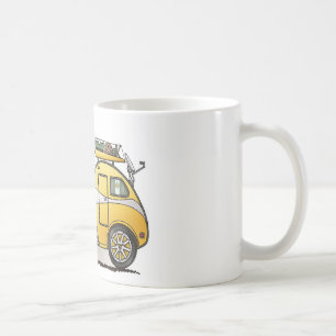 Kleine Riss-Tropfen-Camper-Tassen Tasse