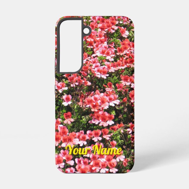 Kleine rosa Blume - Samsung Galaxy Hülle (Rückseite)