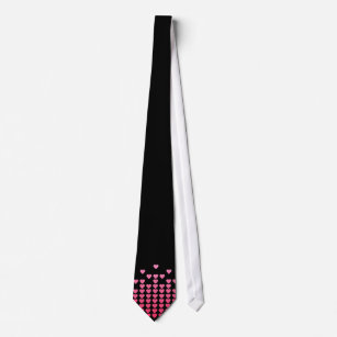 Kleine rosa Herz-Krawatte Krawatte