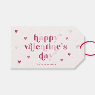 Kleine rosa Herzen Valentinstag-Geschenk-Anhänger Geschenkanhänger