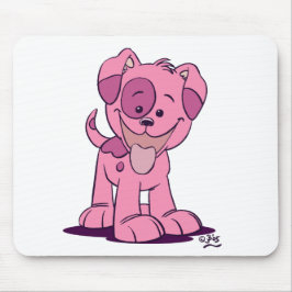 Kleine Rosa-Welpenmousepad Mousepad