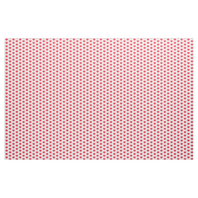 Kleine rote Herzen Stoff (Yard (91,4 cm))
