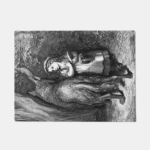 Kleine rote Reithose trifft alten Vater Wolf