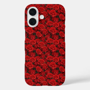 Kleine Rote Rosen Telefongehäuse iPhone 16 Hülle