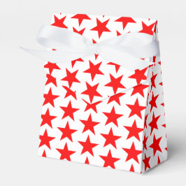 Kleine rote Sterne Geschenkschachtel