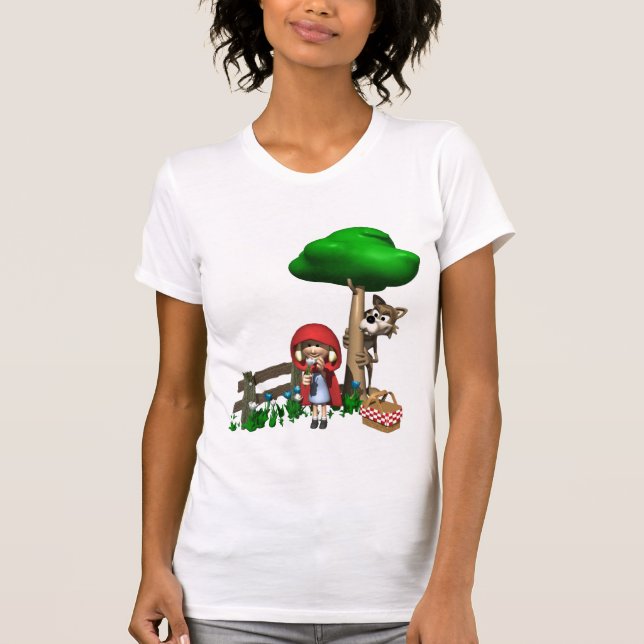 Kleine Rotkäppchen-Spitze T-Shirt (Vorderseite)