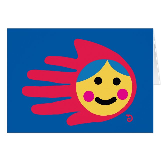 Kleine Rotkäppchenkarte (Vorderseite (Horizontal))