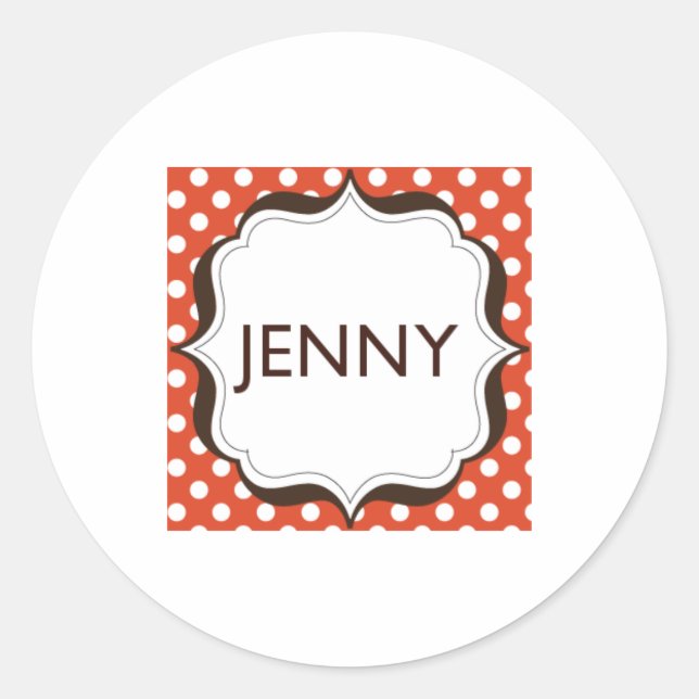 Kleine runde Aufkleber - Logo zentriert (Vorderseite)