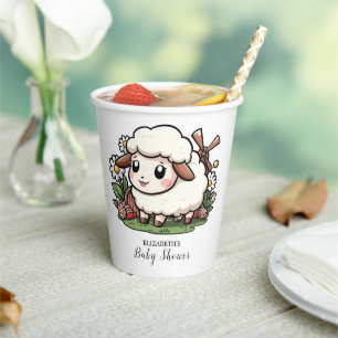 Kleine Schafsdusche Pappbecher