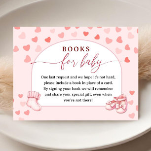 Kleine Schatz-Baby-Party-Bücher fürs Baby Begleitkarte