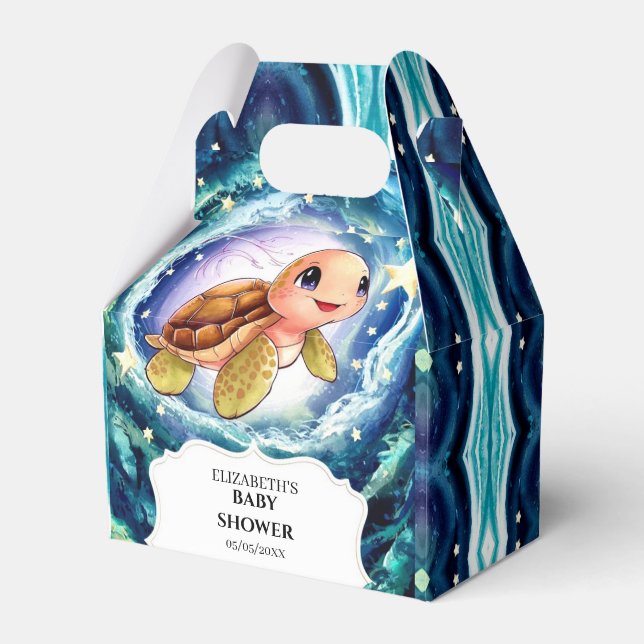 Kleine Schildkrötendusche Geschenkschachtel (Vorderseite)