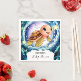 Kleine Schildkrötendusche Serviette