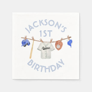 Kleine Schlägerbaseball-Wäsche Serviette